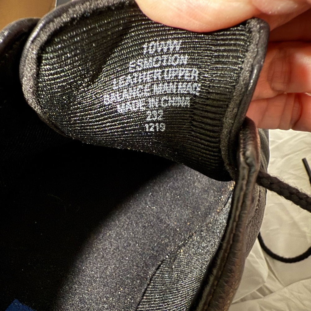 Easy Spirit ES Motion Leather Oxford in black size 10WW - Picture 5 of 6